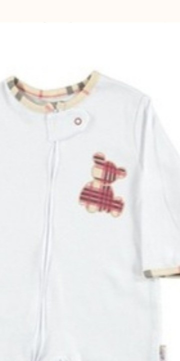 Classic Teddy Zip Baby Sleepsuit