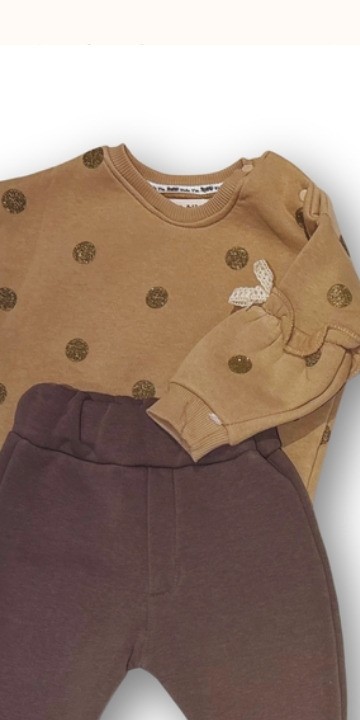 Golden Autumn Polka Lounge Set