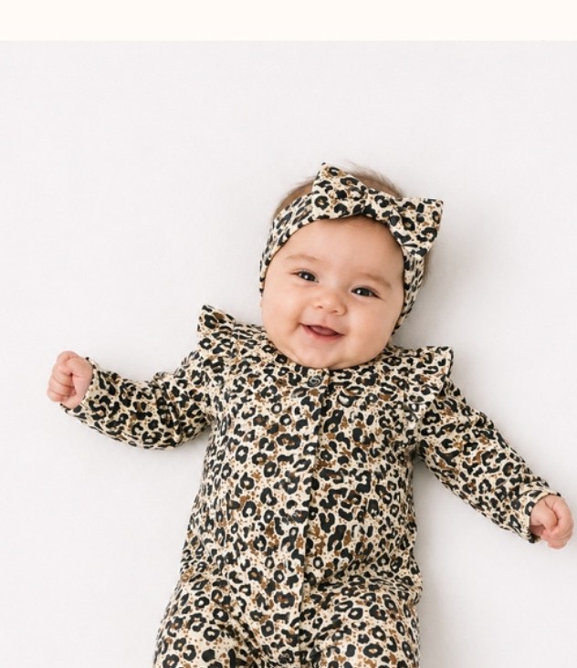 Leopard Latte Romper
