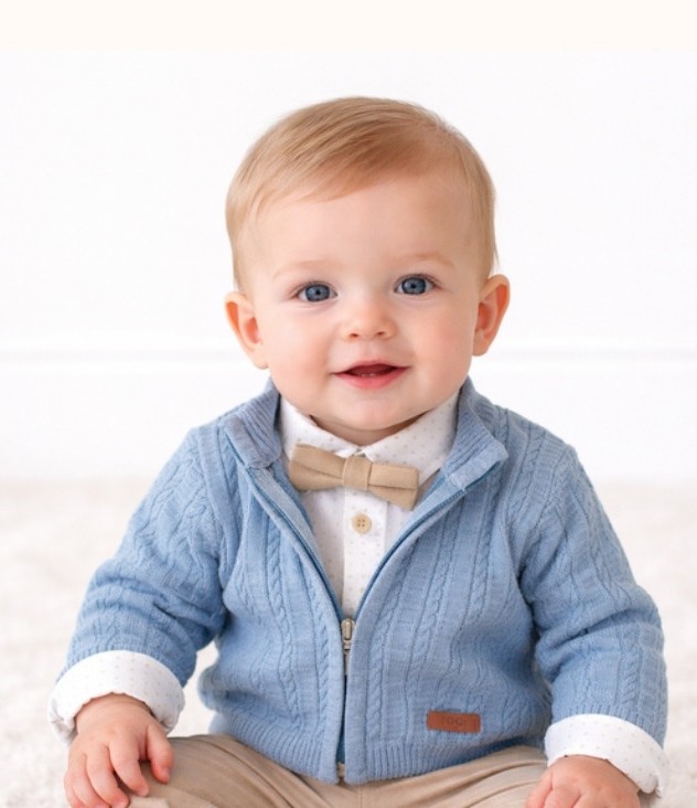 Little Gentleman Knit & Chino Set