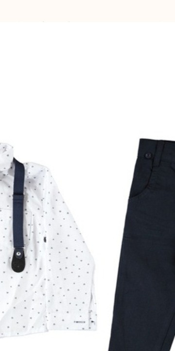 Mini Modern Gentleman Suspender Set
