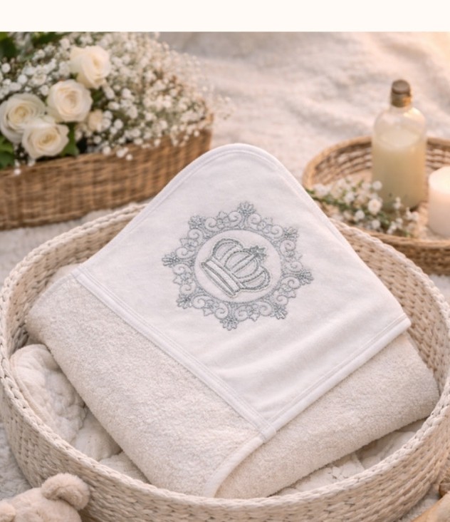 Royal Touch Embroidered Baby Towel