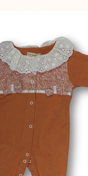 Rust Lace Dream Romper
