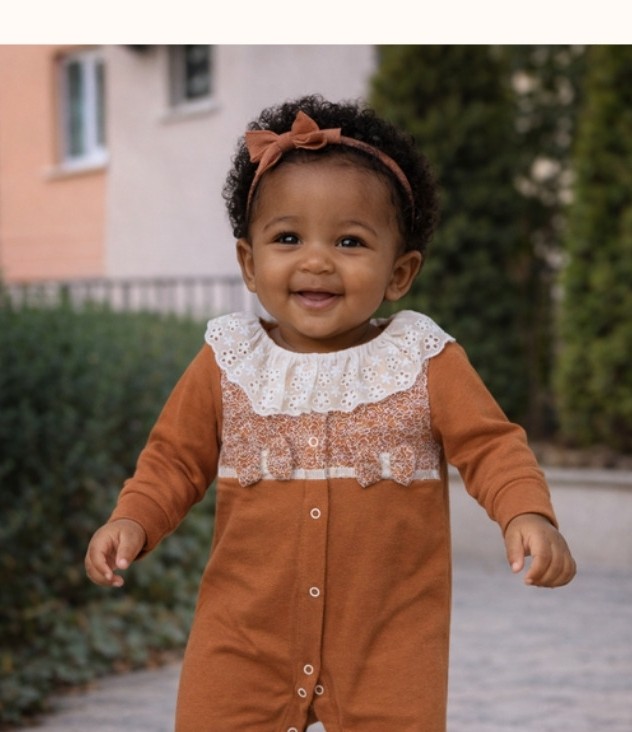 Rust Lace Dream Romper