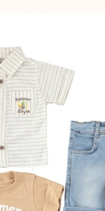 Sunny Days Summer Style Trio Set - Beige