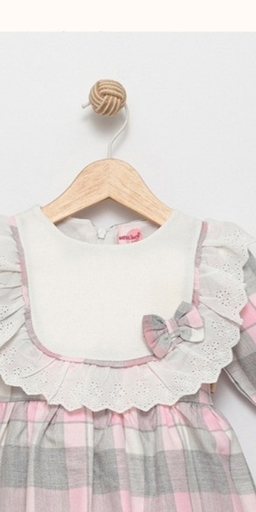 The Pastel Plaid Ruffle Dress